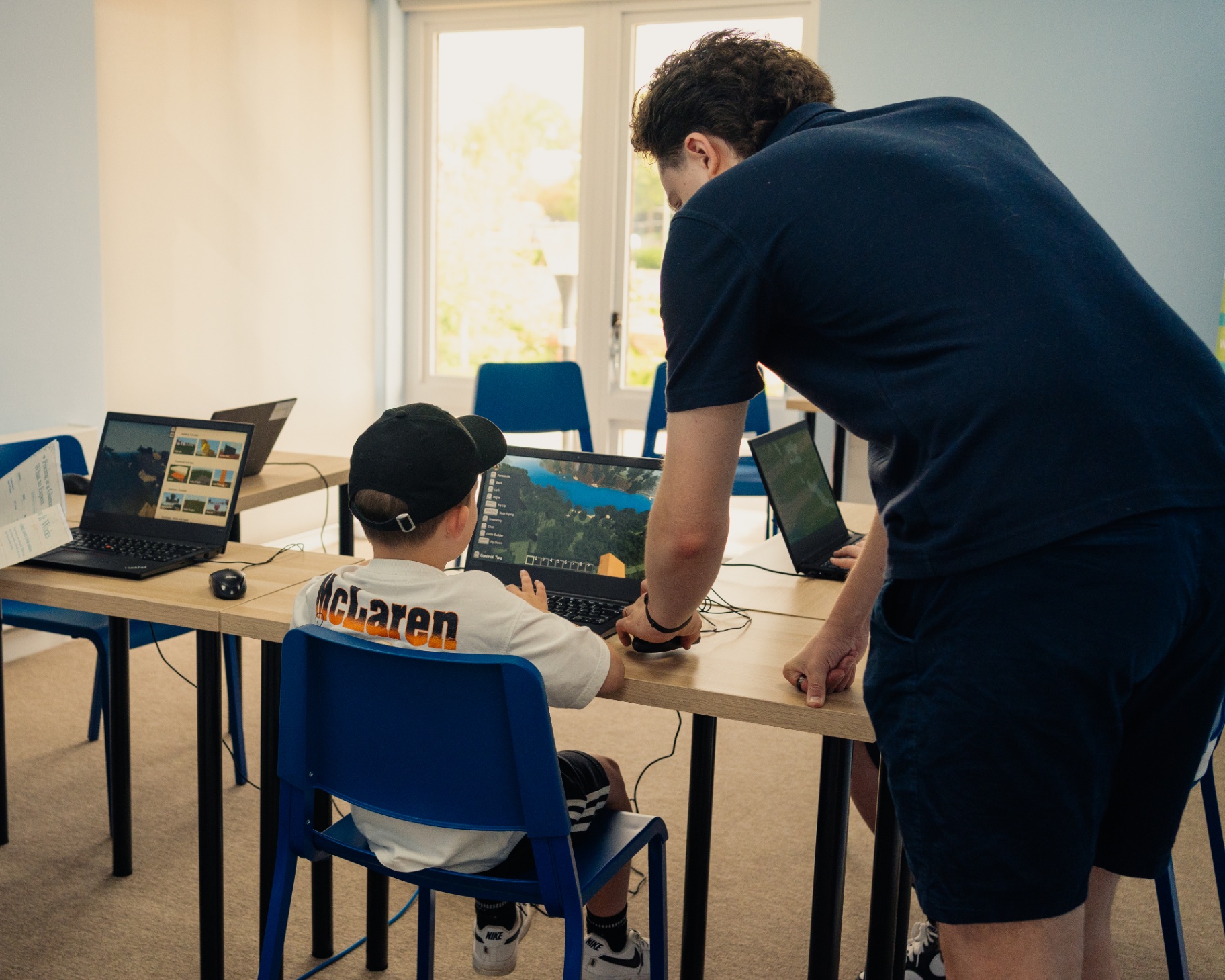 Coding session — Minecraft build