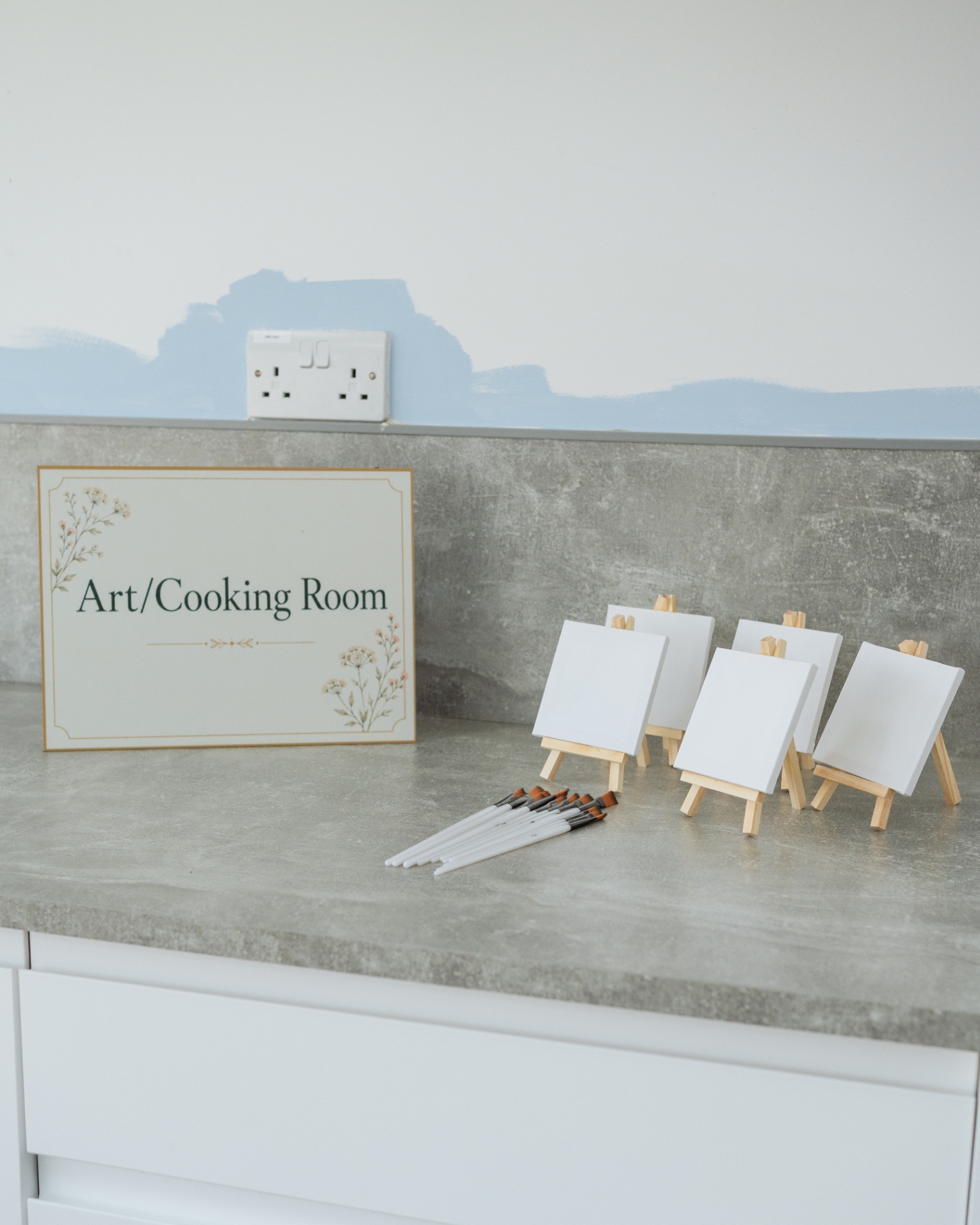 Blank canvases, ready